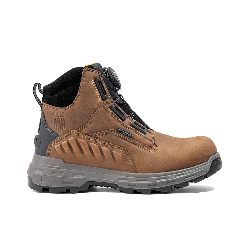 Wildwood 6-Inch Brown Turbolace™ Soft Toe Work Boot – Usa Made 1