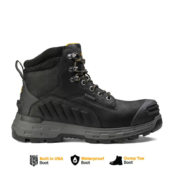 Wildwood 6-Inch Waterproof Black Composite Toe Work Boot – Made In Usa 1