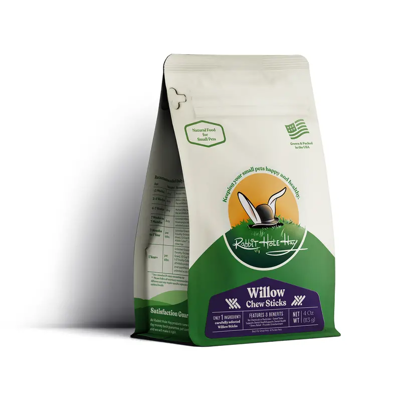Willow Chew Sticks – Natural Dental Care For Rabbits & Rodents 1