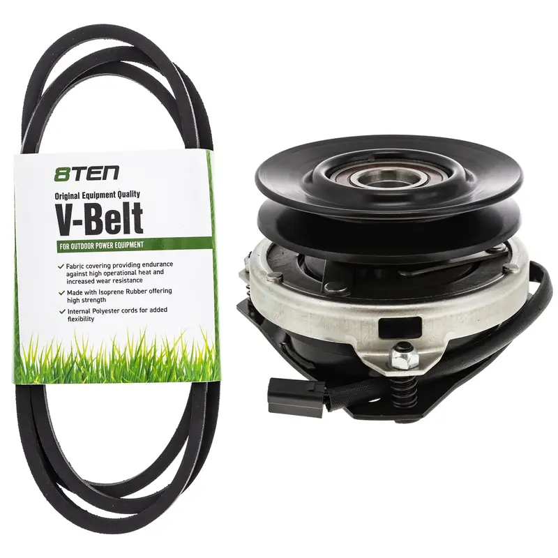 Winston Pro-Compatible Electric Pto Clutch And Belt Kit For Poulan Pro And Husqvarna (Mk1006328) 1