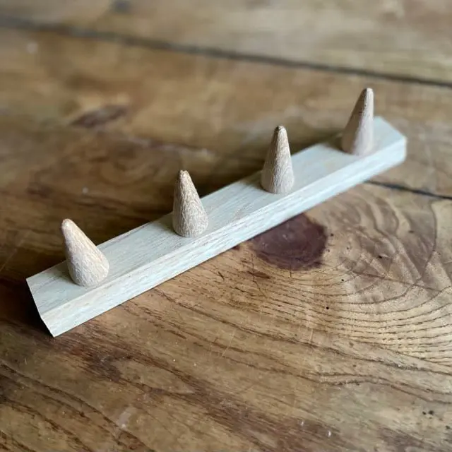 Wooden Line Dibbler – Precision Seed Hole Maker For Trays & Beds 1