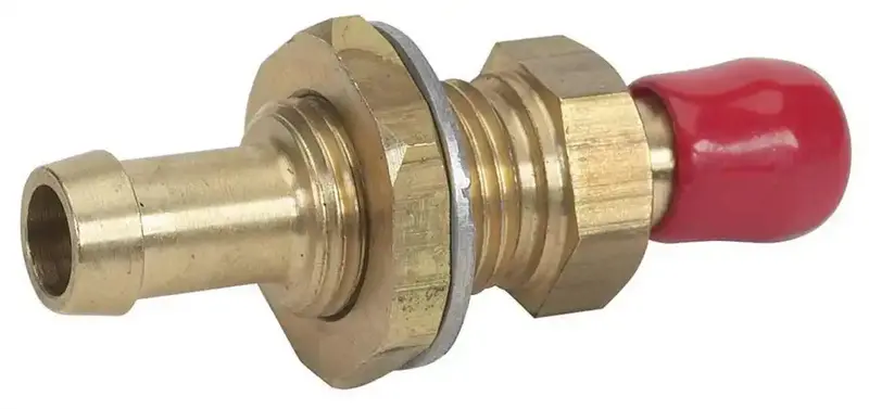 3/8-Inch Straight Bulkhead Fitting – Brass Construction For Secure Hose And Line Connections 1