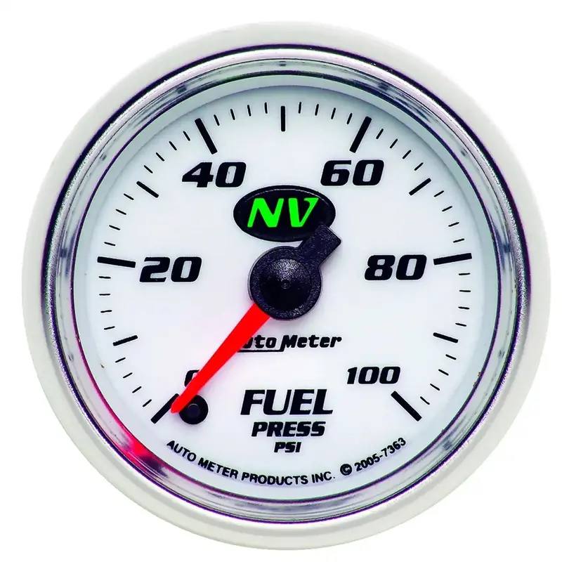 Autometer 7363 Digital Fuel Pressure Gauge – 2-1/16 Inch, 0–100 Psi, Stepper Motor Display With Night Vision 1