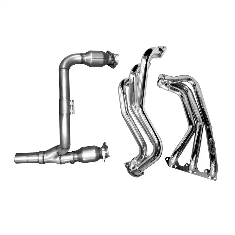 Bbk Long-Tube Headers With Catalytic Y-Pipe – 1-5/8″, Ceramic-Coated For 2007–2011 Jeep Wrangler 3.8L 1