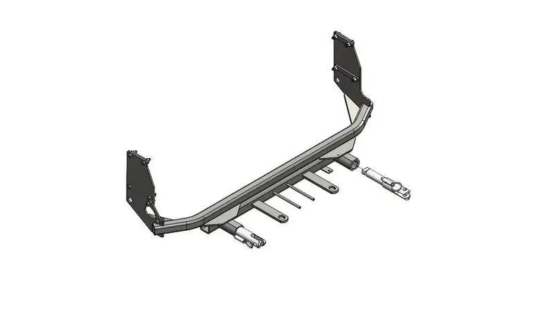 Blue Ox Bx1729 Heavy-Duty Tow Bar Base Plate With Removable Attachment Tabs 1