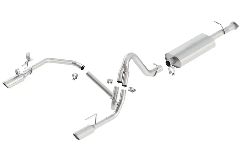 Borla 140206 S-Type Cat-Back Exhaust System – Aggressive Sound & Improved Flow 1