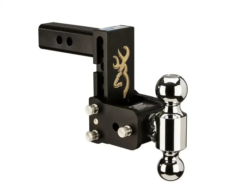 B&W Ts10037Bb Tow & Stow Dual-Ball Hitch – 5" Drop / 5.5" Rise, Adjustable Mount 1