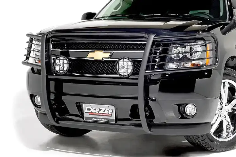 Dee Zee Euro-Style Black Steel Grill Guard – Heavy-Duty Front Protection (Dz508515) 1