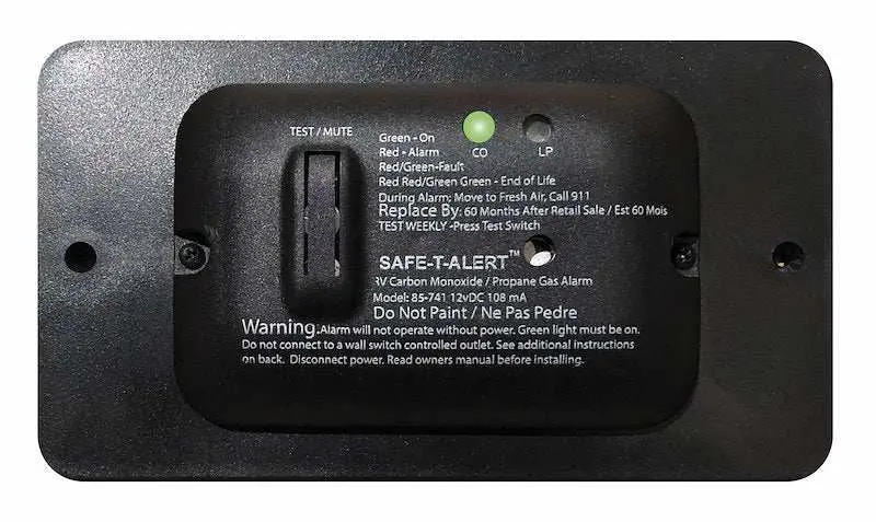 Dual-Sensor Carbon Monoxide And Propane Gas Detector For Rvs And Campers 1