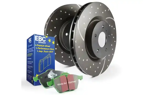 Ebc S3Kf1062 Sport Slotted Rotors – Performance-Oriented Ventilated Discs For Thermal Management & Fade Resistance 1