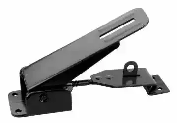 Fold-Down Camper Latch And Catch Assembly – Heavy-Duty Black Hardware Set 1