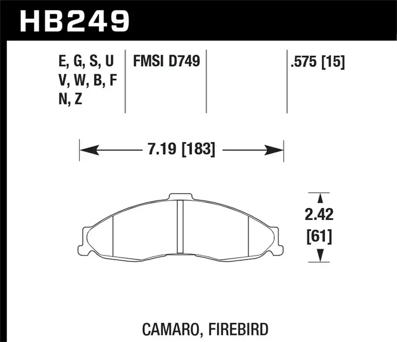 Hawk Dtc-70 High-Performance Brake Pads – 0.575" Thickness, Designed For Track And Street Use 1