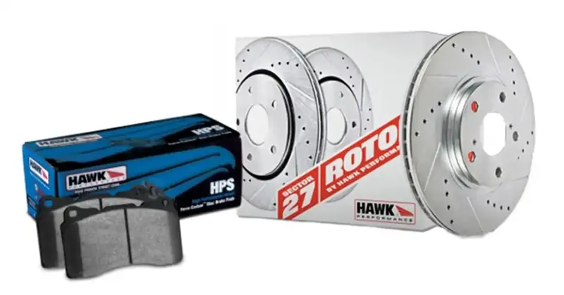 Hawk Performance Sector 27 Front Brake Kit With Hps Pads (Model Hk5233.393F) 1