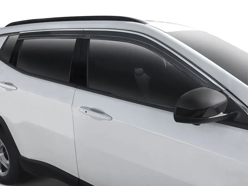 Husky Liners 2884012 Ventvisor Deflectors – Smoke Tint With Chrome Trim, 4-Piece Set 1