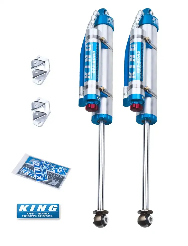 King Shocks 25001-287A Rear 2.5-Inch Piggyback Reservoir Shock With Adjustable Rebound For 6-Inch Lifts 1