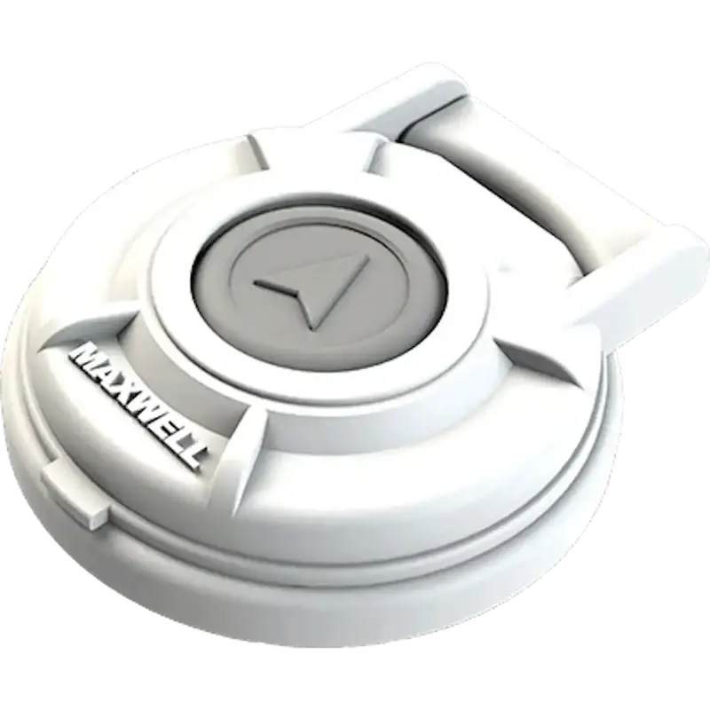 Maxwell Compact Foot Switch – White Housing With Protective Cover (Model #P104809) 1