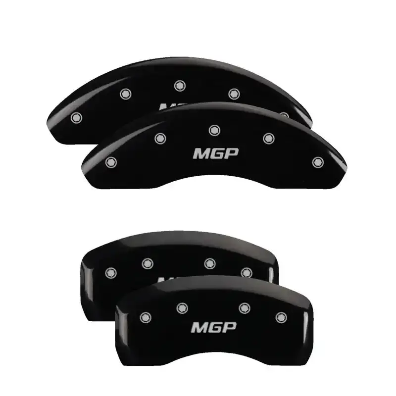 Mgp Engraved 4-Piston Caliper Covers — Explorer Yellow Finish With Black Accents 1
