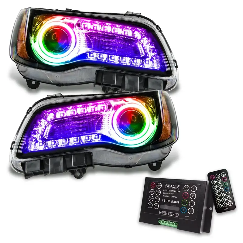 Oracle Lighting 7731-333 Colorshift 2.0 Drl Headlights – Smd Non-Hid, Black Bezel 1