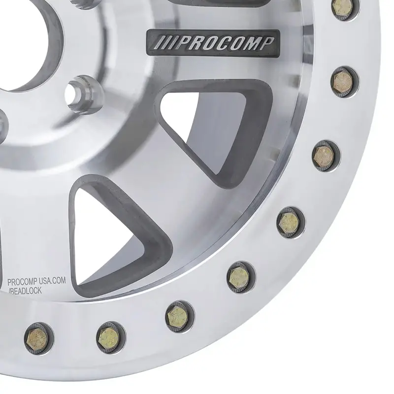 Pro Comp Trilogy Race Series Wheel – 1175-797337, 17X9 Inch With Super Machined Finish 1