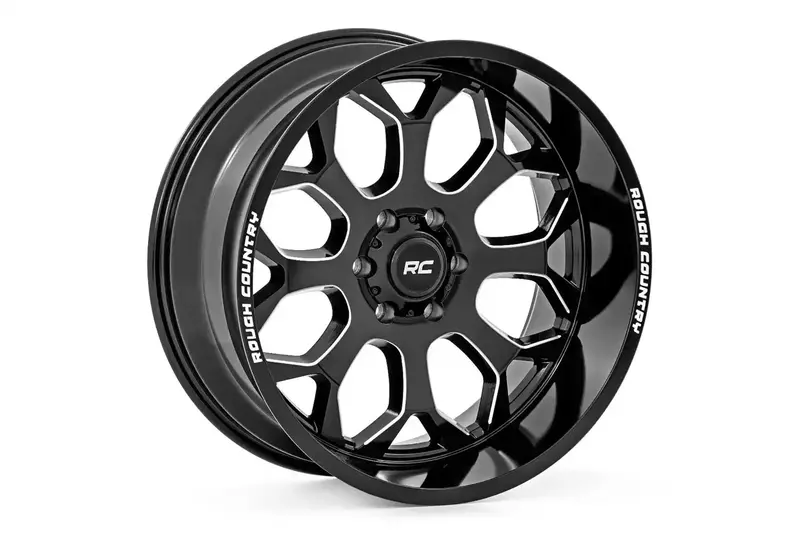Rough Country 96201017 One-Piece 20X10 Alloy Wheel – 6X135 Bolt Pattern 1