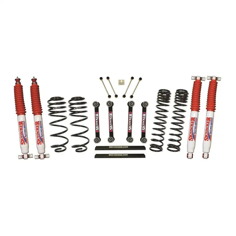Skyjacker Tj401Bpnlt Long-Travel Suspension Lift Kit – Includes Performance Shocks For Jeep Tj 1