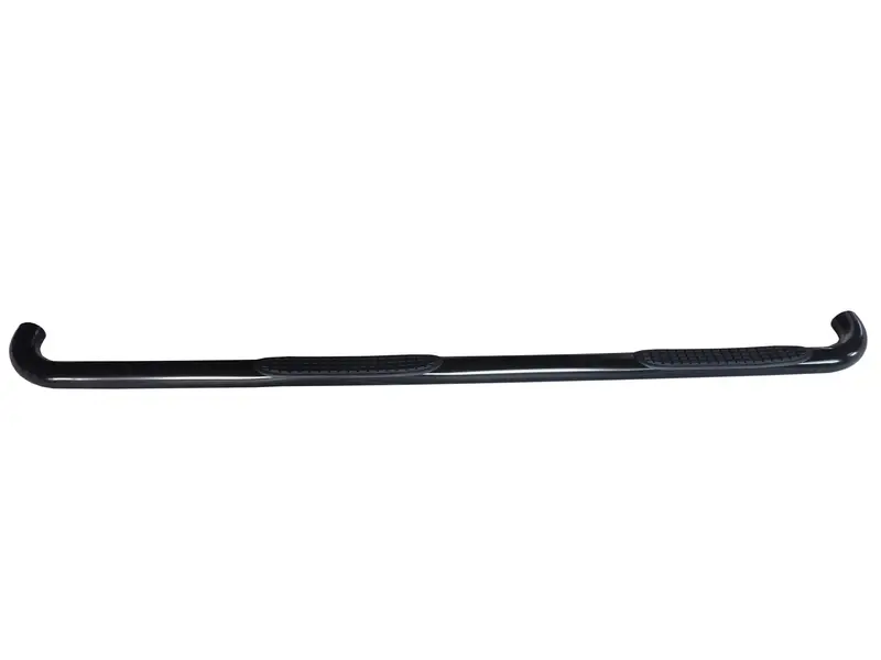 Trailfx Extended Rocker Panel Step – 3-Inch Round Bent Black Powder-Coated Steel For Crew Cab Pickups 1